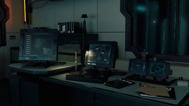 aftereffects Bladerunner cinema4d future Scifi UI Animation