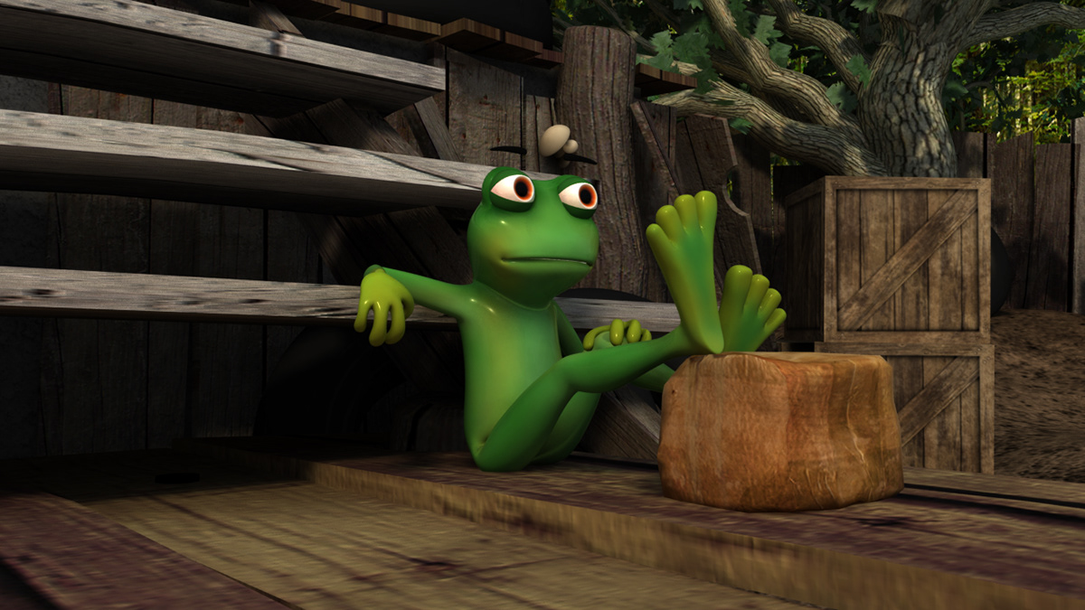 frog Character 3D