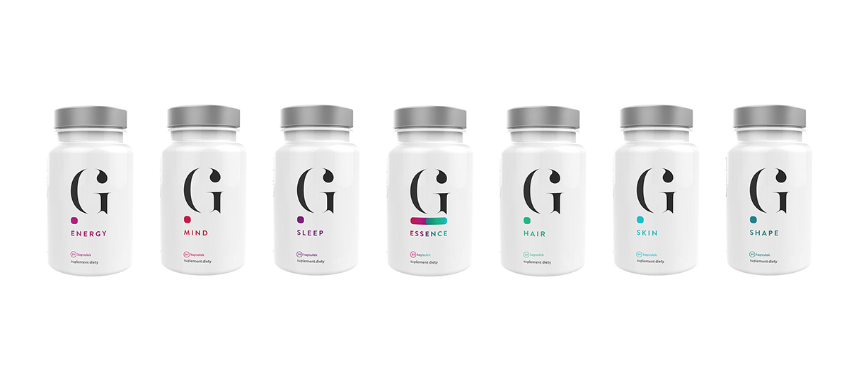 glokio vitamins minerals supplements minmal pills box bottle jar