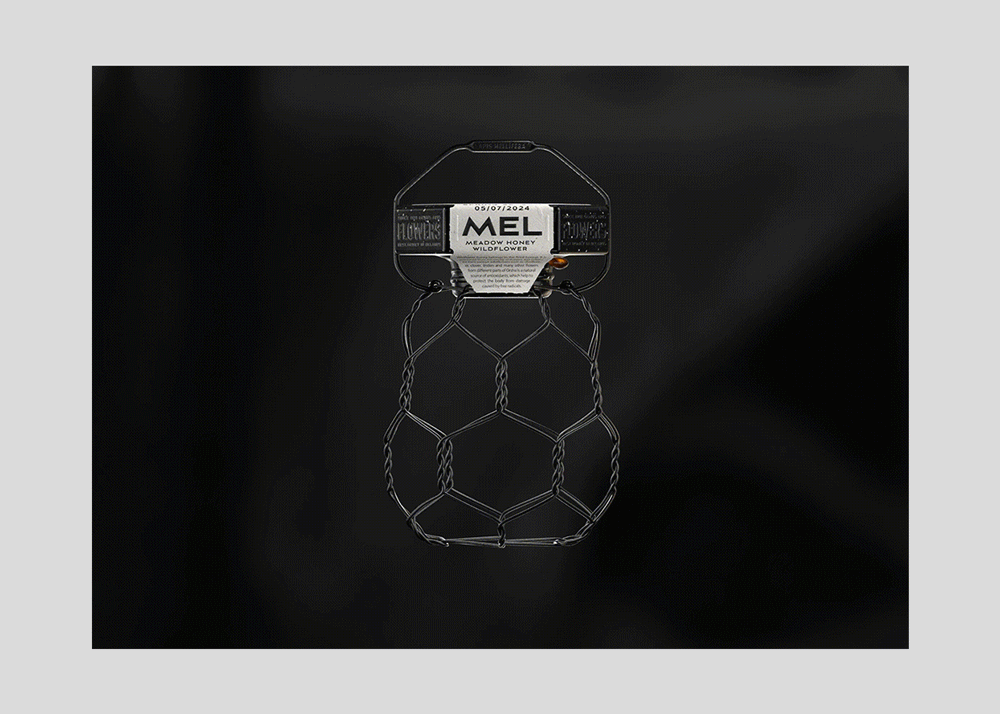honey Packaging Graphic Designer glass octane c4d bolimond bottle brand identity visual