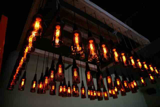 custom lights  chandeliers Wine Bottle  lamps  light box  repurposed  lighting  custom fabricated