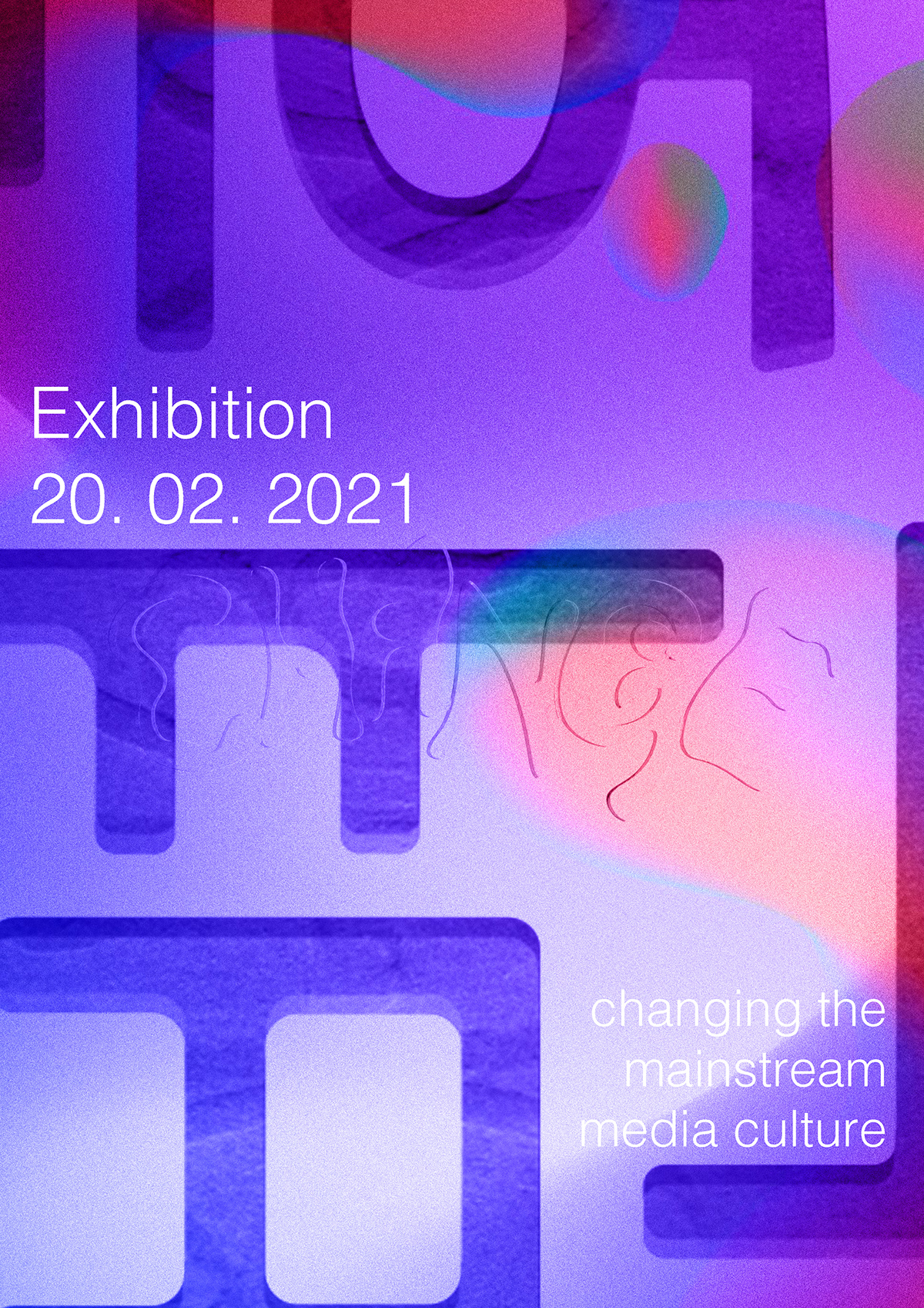 contemporary Exhibition  exhibitiondesign graphic design  posters