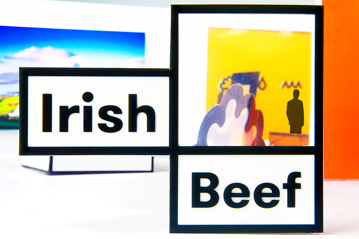brand identity beef Ireland print stationary brochure app exhibiton irish