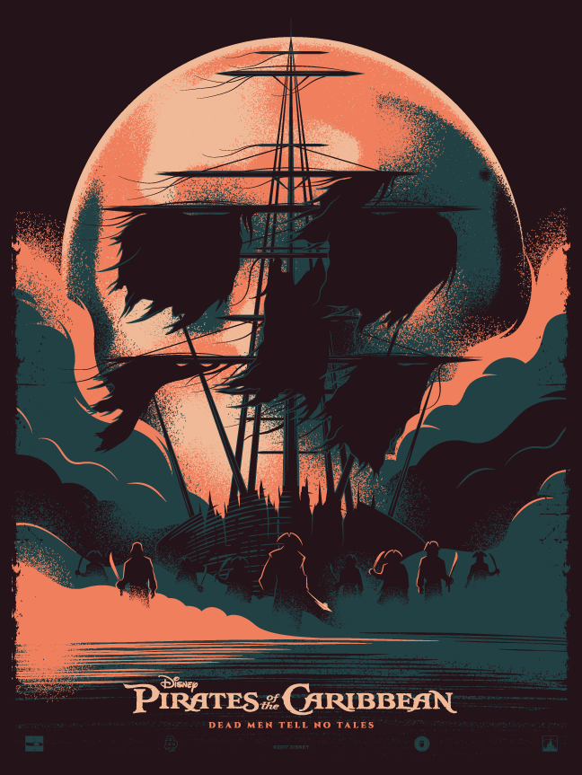 disney pirates posters iMAX Promotional ILLUSTRATION 