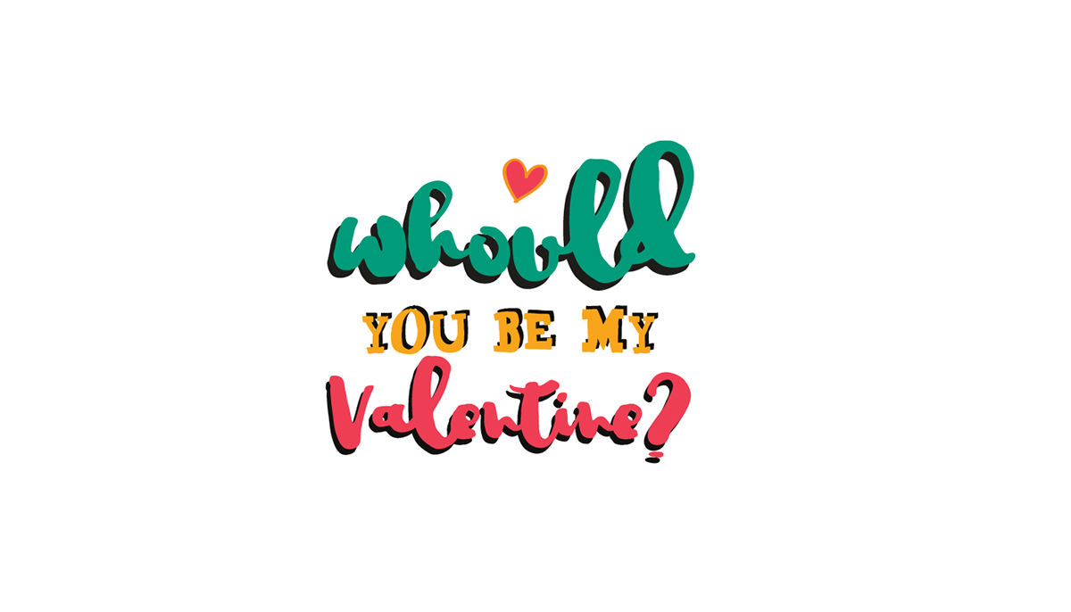 Quotes cards typography   valentine