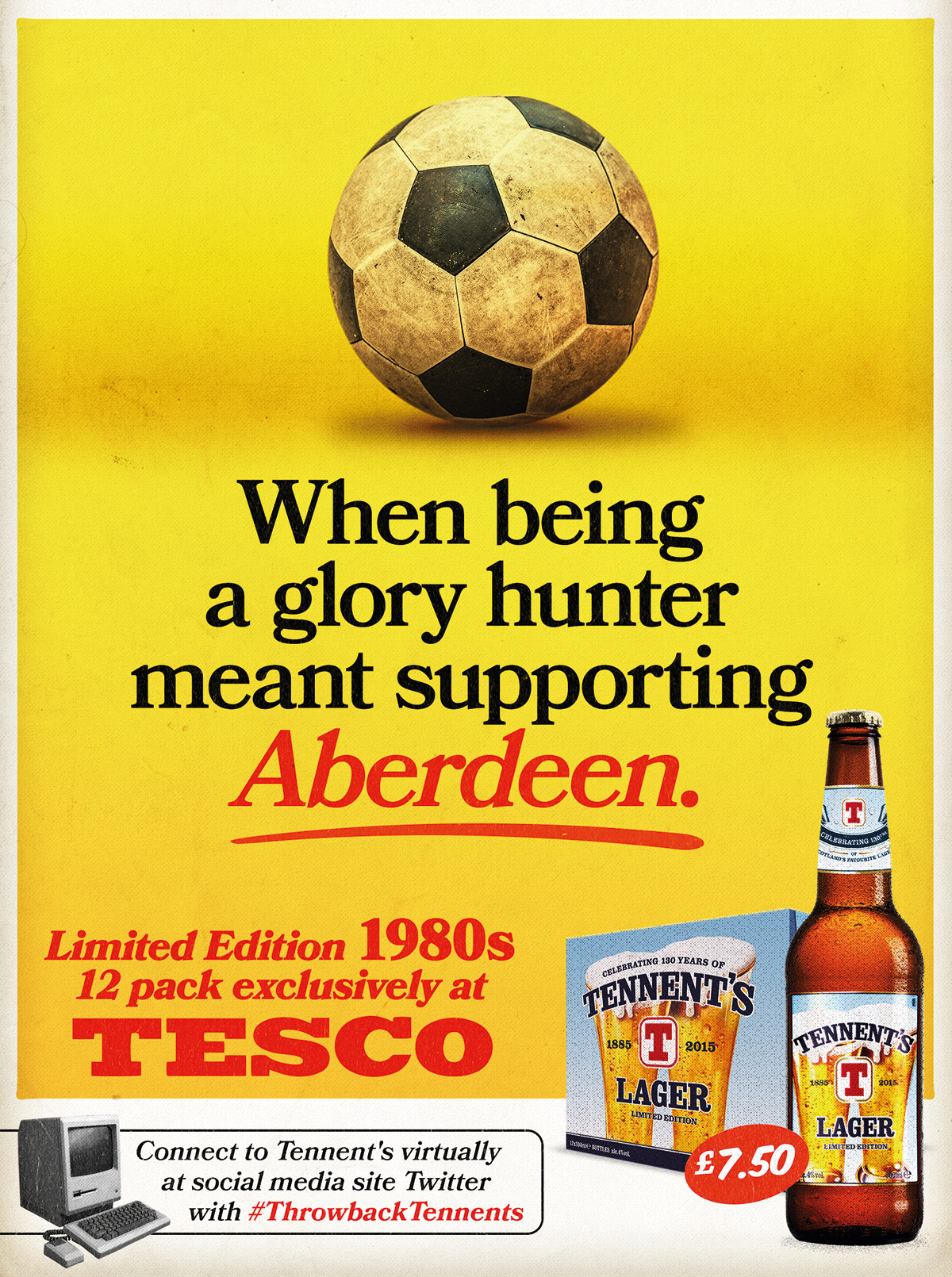 beer branding  game lager Retro scotland