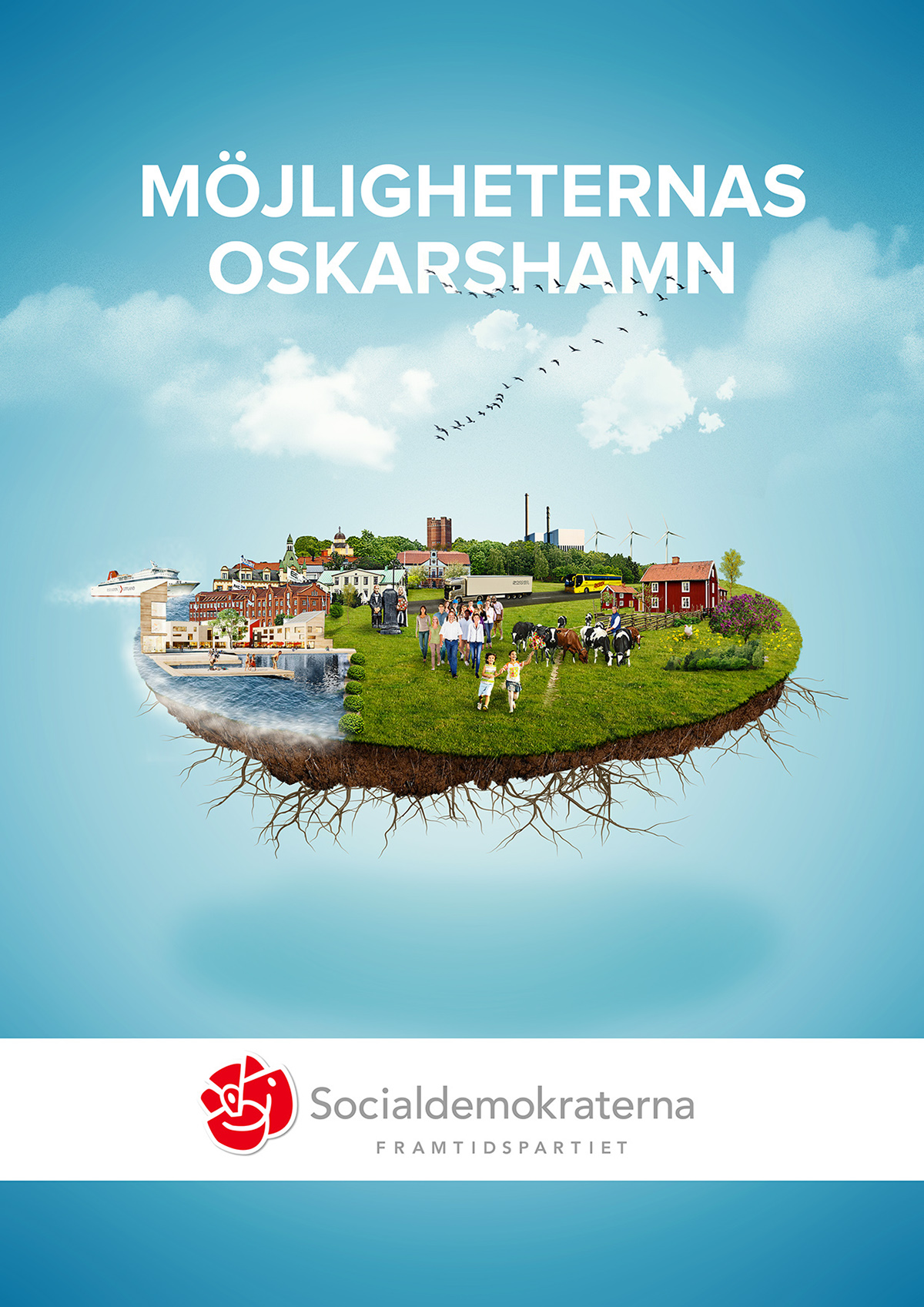 Election poster Socialdemokraterna
