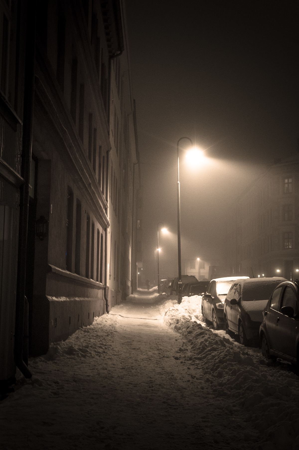 Vålerenga oslo winter street photography norway