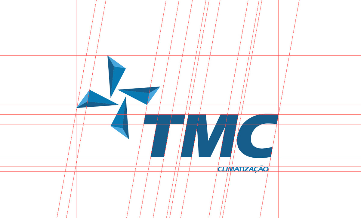 Logotipo padronagem aplicações climatização arcondicionado