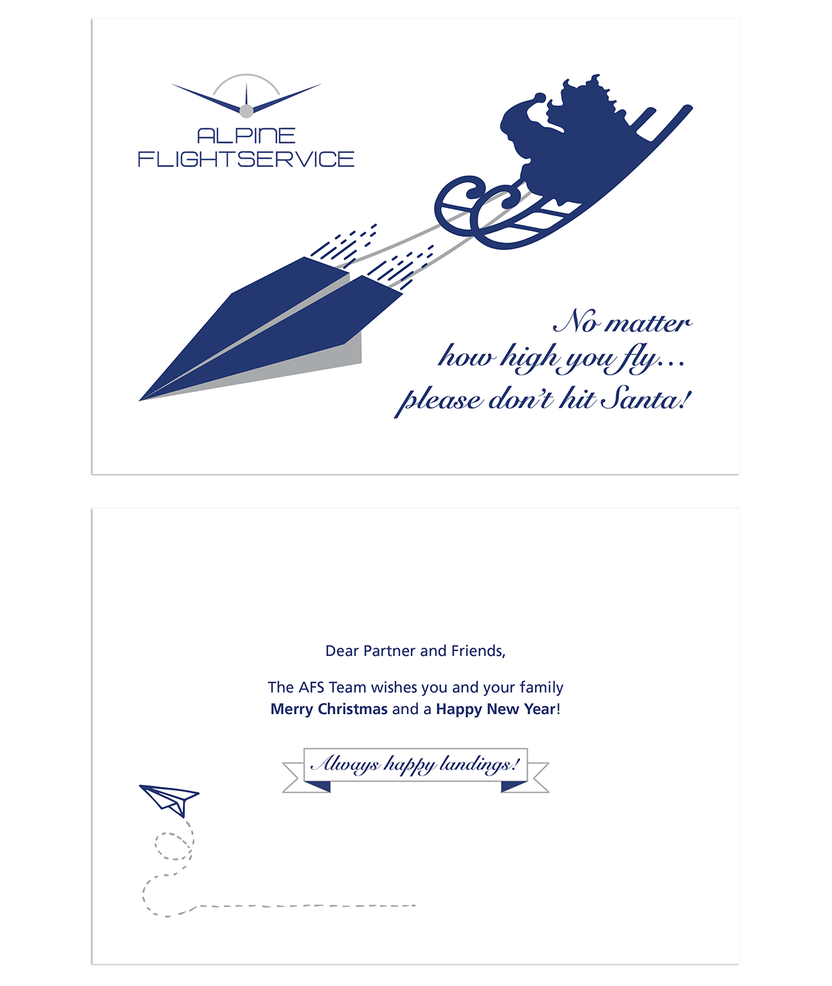 business card christmas card commercial paper commercial paper design