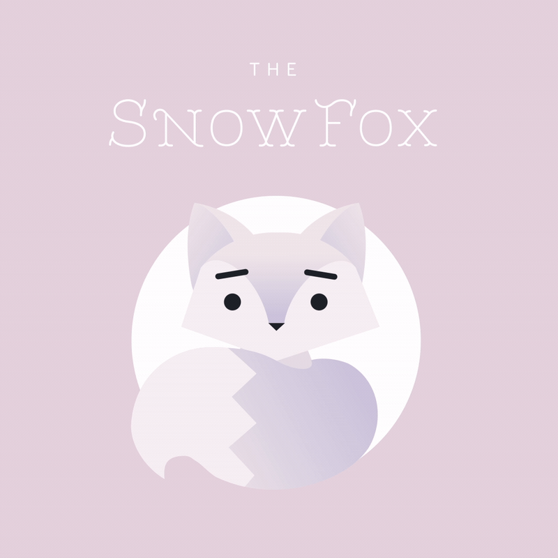 animation  ILLUSTRATION  FOX animal winter Christmas forrest snow interactive