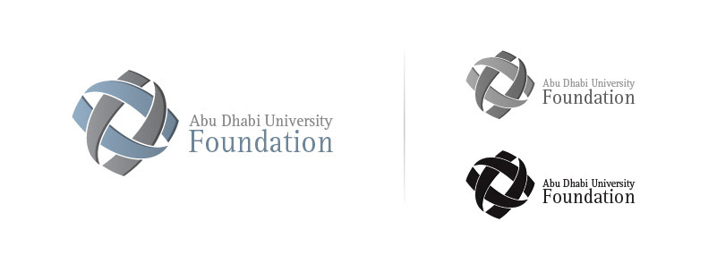 Logo Design AbuDhabi University Foundation Corporate Identity