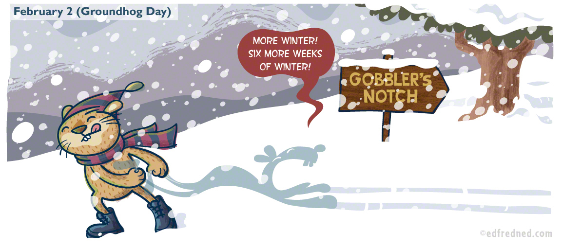 GroundhogDay groundhog day characters animals posters weather Holiday kidlitart book illustration