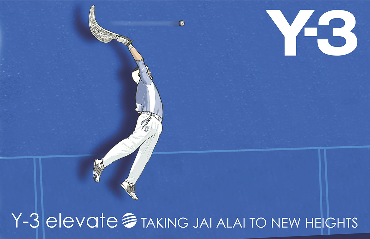 Y-3 Jai alai shoe adidas footwear sneakers shoes sketch sports athlete function design ELEVATE kicks