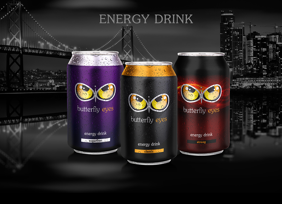 logo butterfly eyes eye animals Mugs drink energy identity branding 