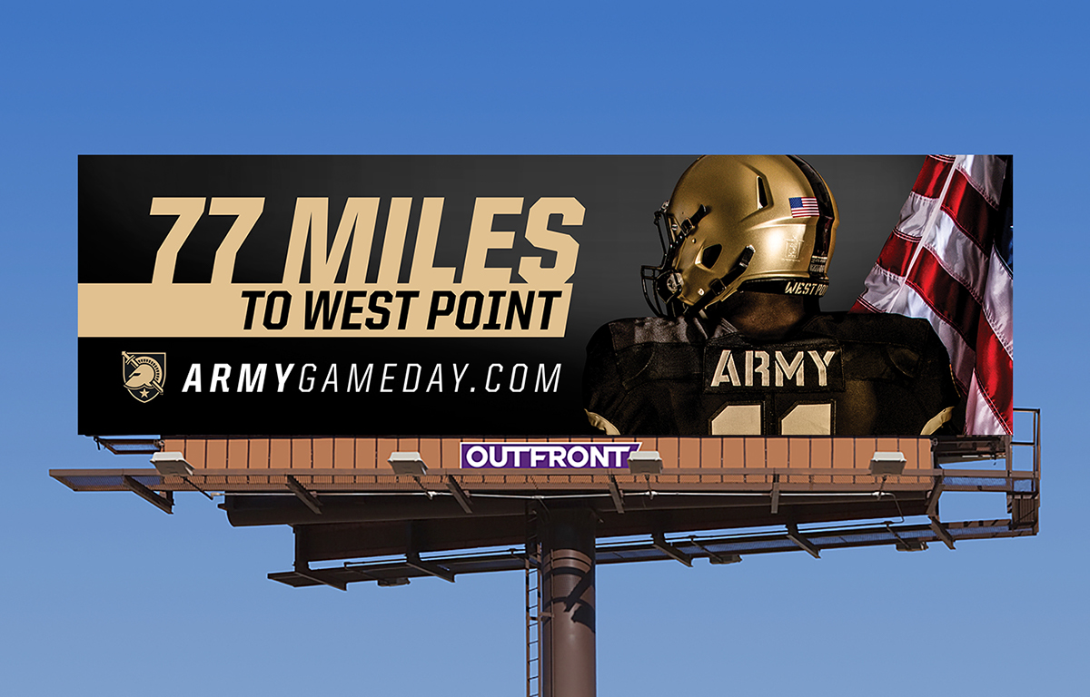 Adobe Portfolio Army Football Football poster West Point Football