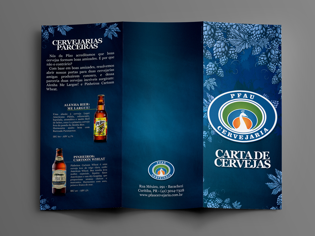 Carta cervejas beer catalog catalogo cardápio menu