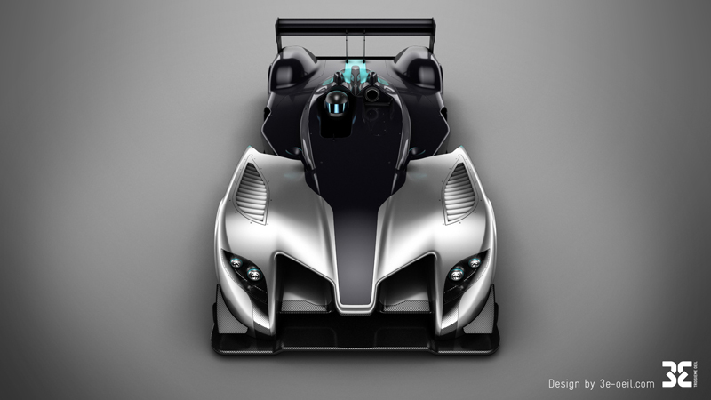 LeMans 3D rendering concept proto prototype 360 race gaz hybrid vehicule Technology transportation