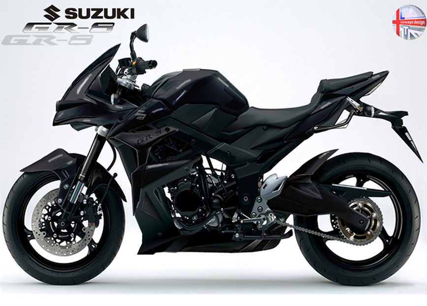 Suzuki GR-8 motorcycle design Suzuki concept motorbike Suzuki Bandit