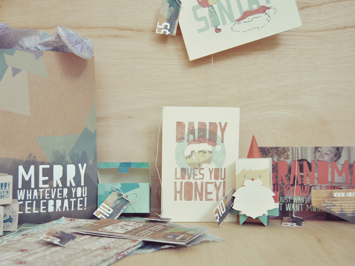 Holiday cards stationary Pop-Up Shop craft