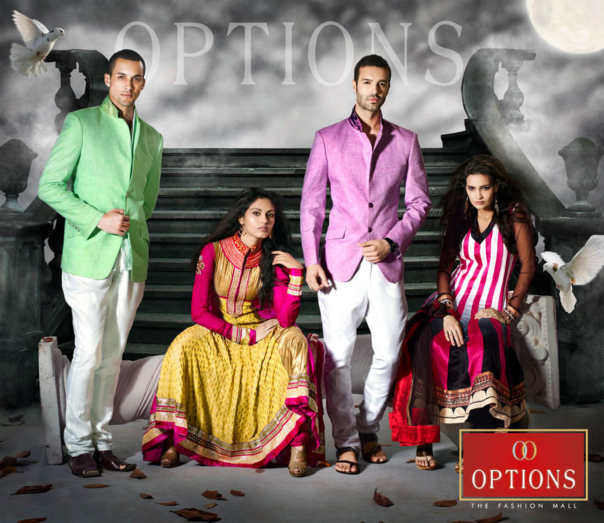 options Ethnic wedding horror salwar kameez jodhpuri suit woman Lady man occasion group couple mall