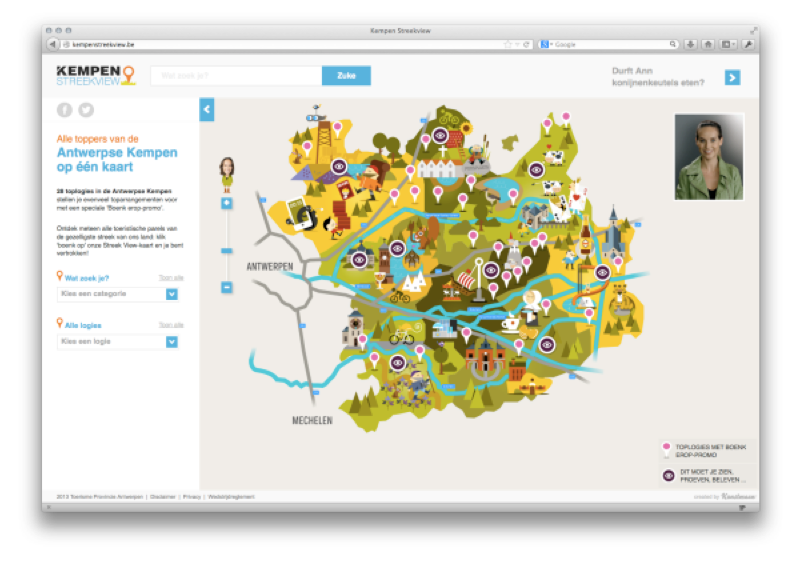 graphic Webdesign streekview kempen flanders integrated
