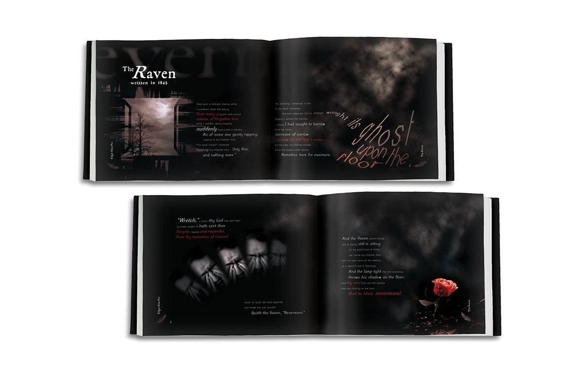Poe book design publication design