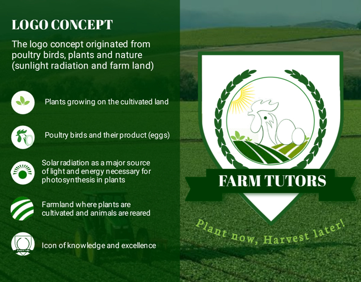 agriculture brand identity farmer farming institution learning platform Logo Design marketing   visual identity