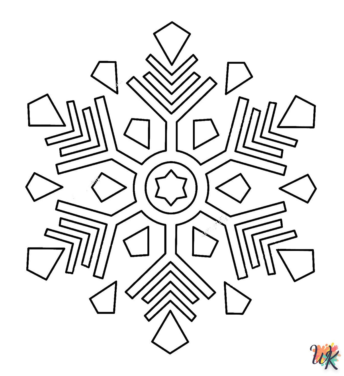 dibujosparacolorear navideño Christmas COPOSDENIEVE snowflakes