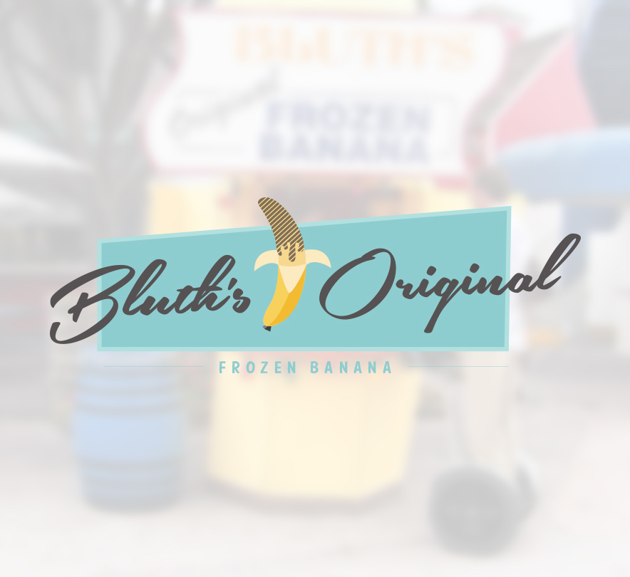 bluth banana stand arrested development george michael app design menu restaurant labels