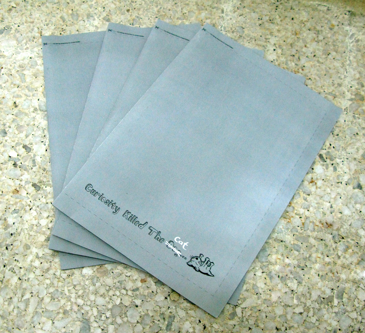 sationary folder notepad minibookmark sticker doodle treeo tri-o