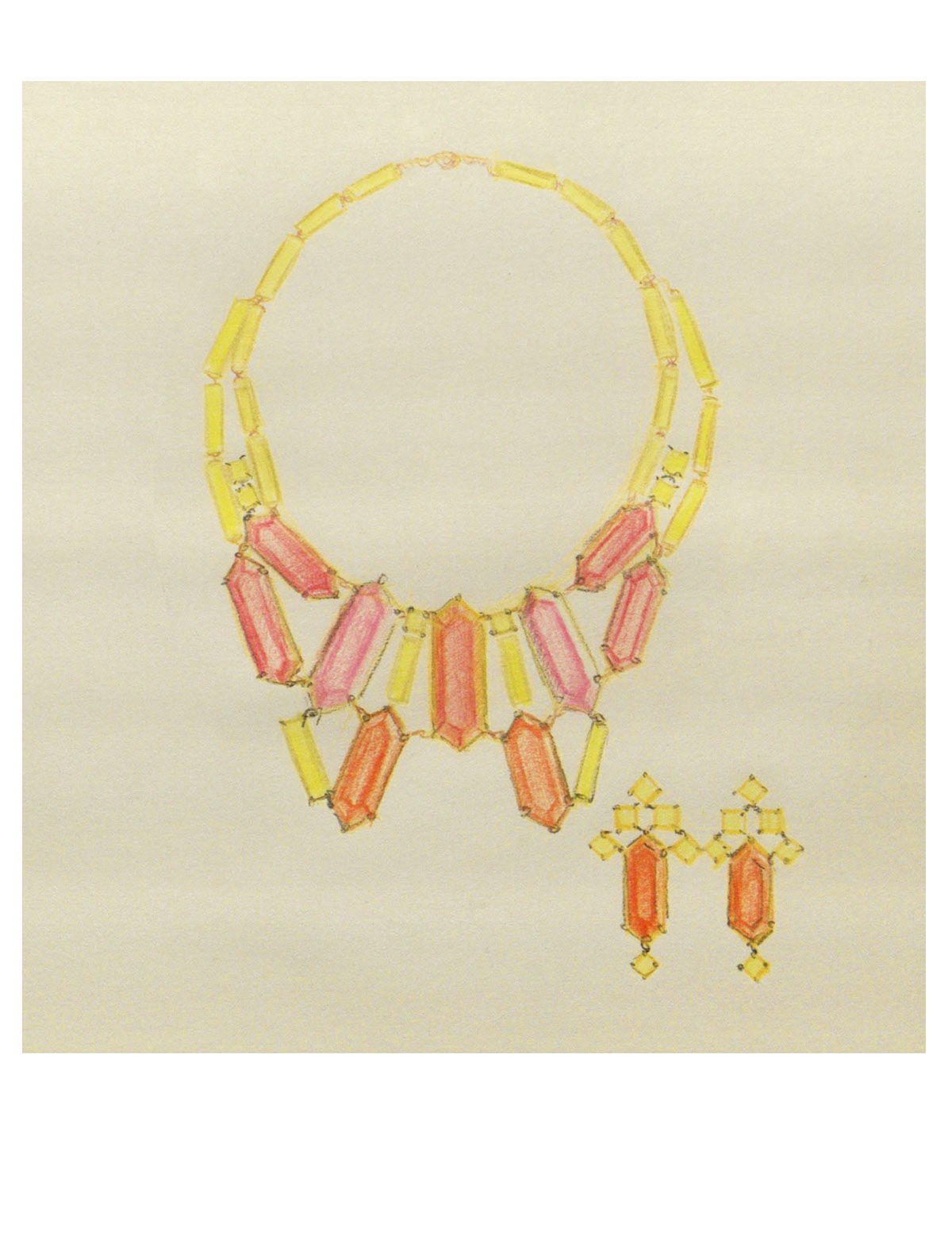 hand sketch jewelry design drawings costume jewelry fashion jewelry