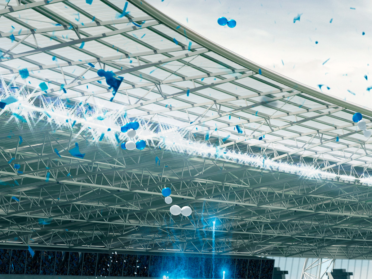 crowd team stadium 3dsmax 3D CGI vray inter grêmio futebol soccer flag