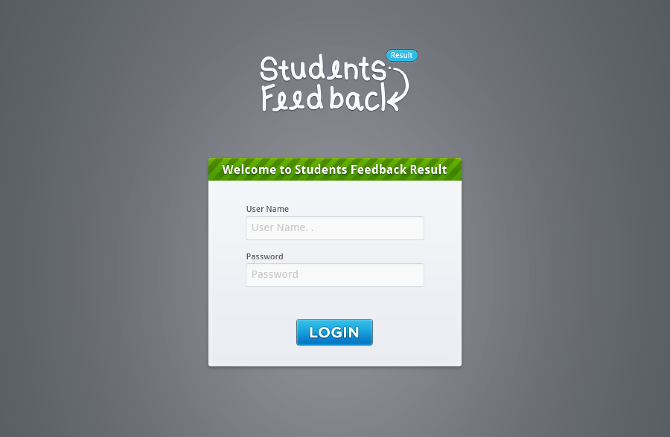 Students feedback Web app Interface indonesia comlabs bandung