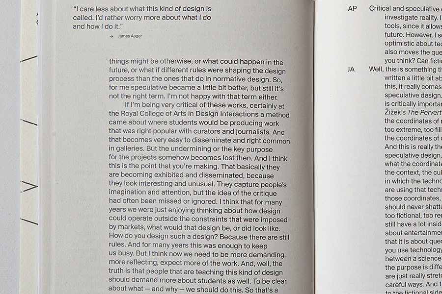 Critical Design editorial book swiss typography   essay