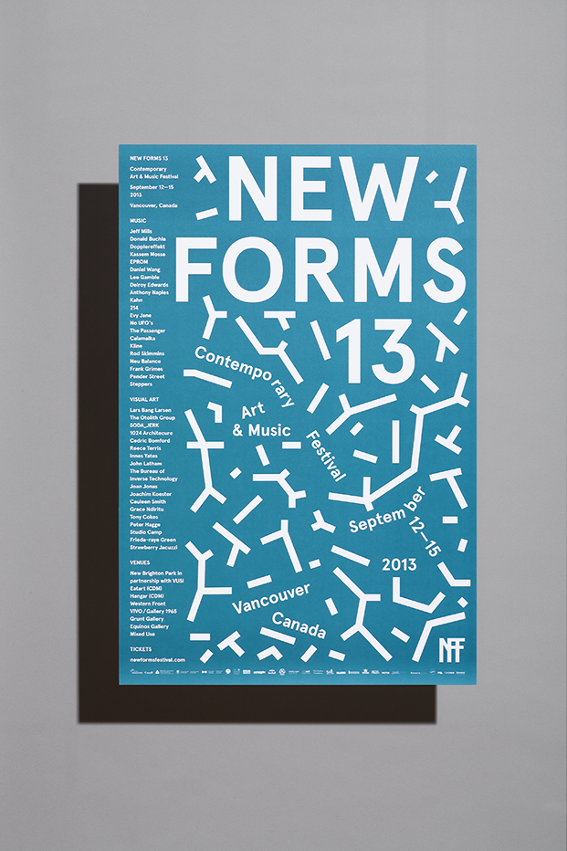 New Forms Festival posters exhibition catalog festival program