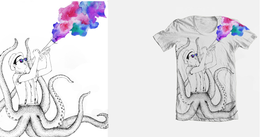 synesthesia pattern colour Musical octopus lion detail texture animals