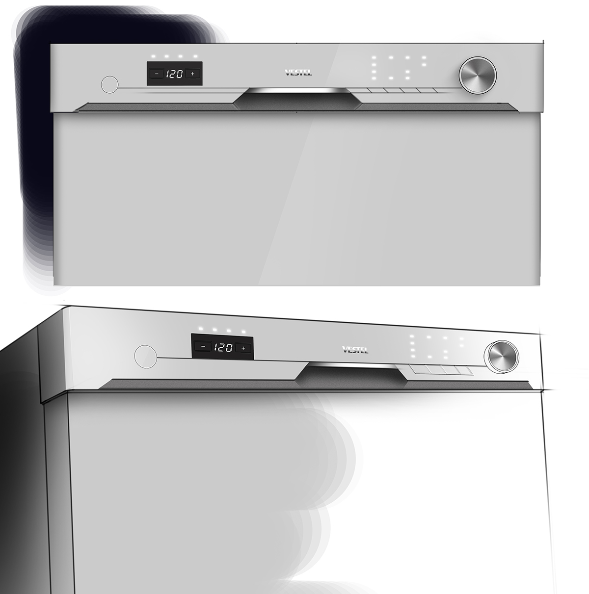 dishwasher sketching photoshop rendering whitegoods Accessory refrigerator sketch idsketching washingmachine
