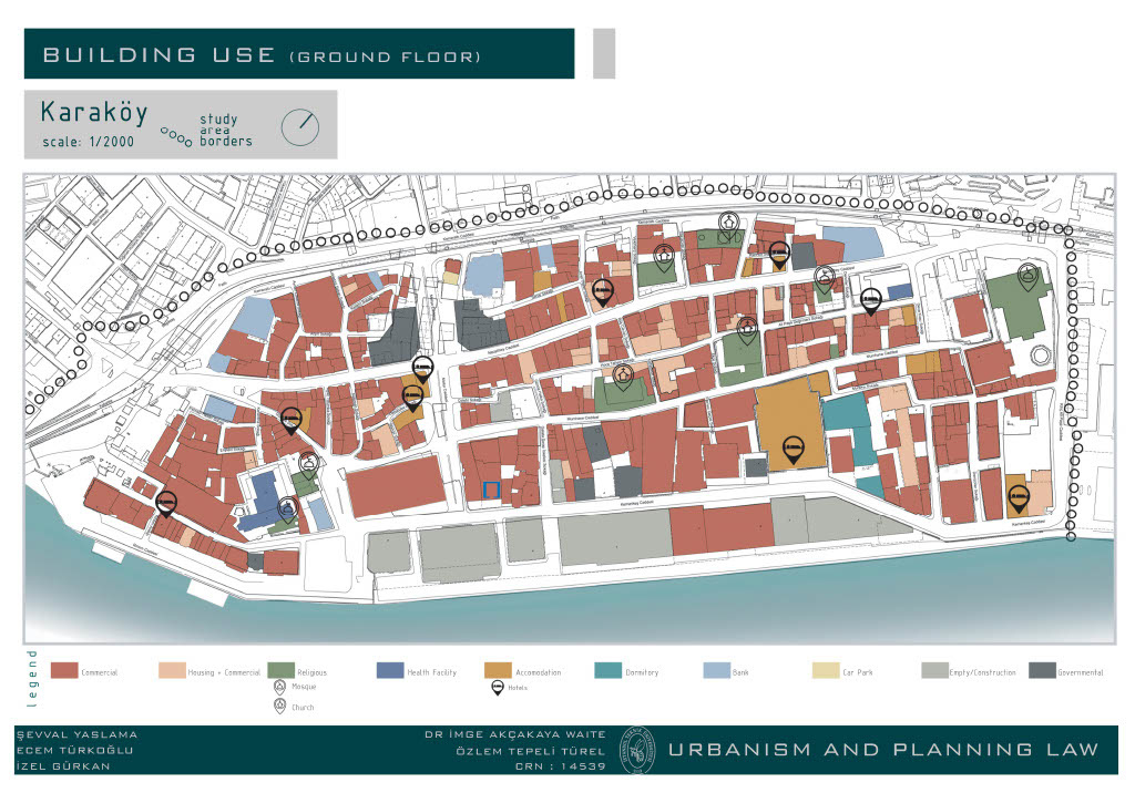 Urban desing arvhitecture planning urbanism   Karaköy gentrification istanbul Plan