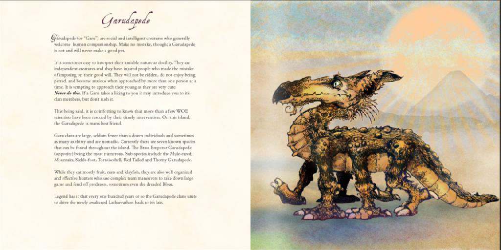 children's book Illiustration fantasy Nature monster