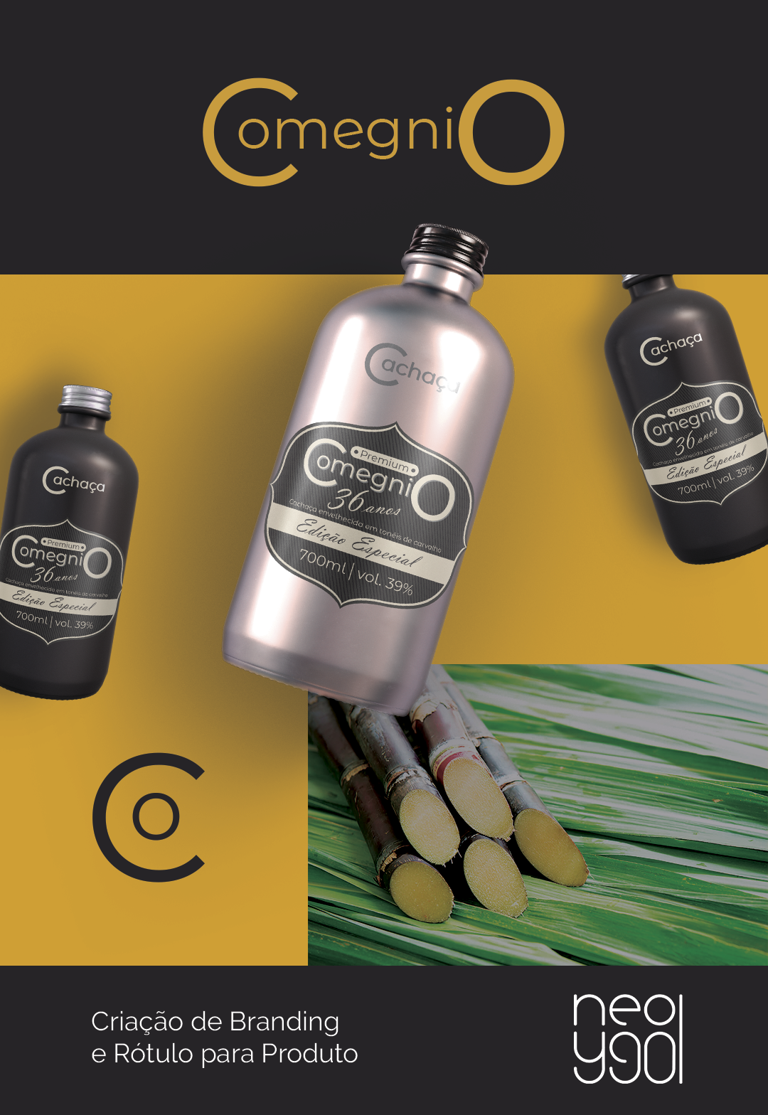 logo design criação marca branding  produto product bebida rótulo