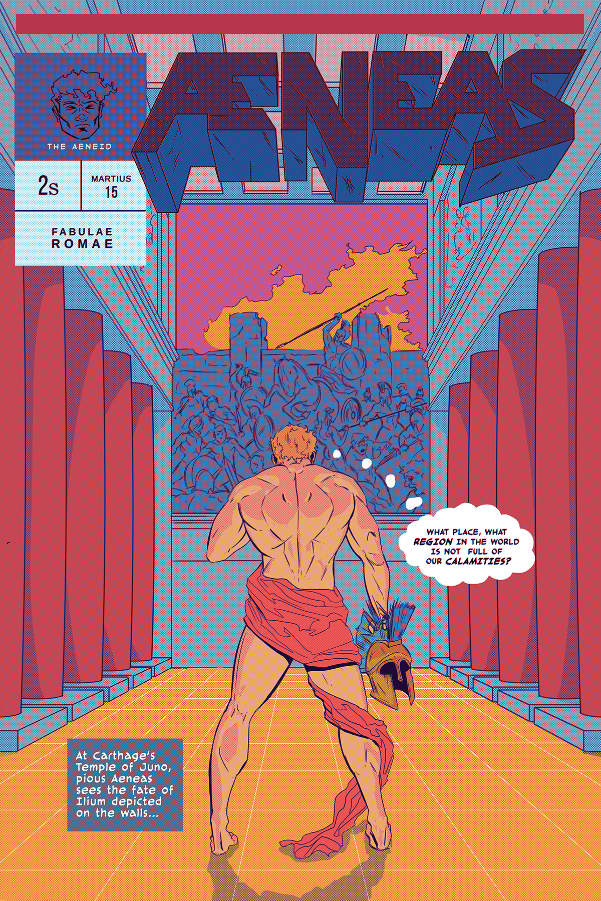 comic covers greek mythology roman odyssey aeneid Rome Greece silver age