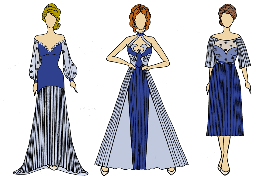 design estilismo frança história da moda ilustração Digital Maria Antonieta Moda festa  realeza rococo