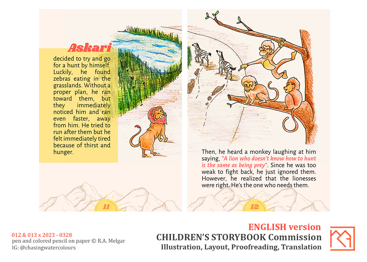 cartoon children illustration children's book digital illustration Picture book storyboard storybook text