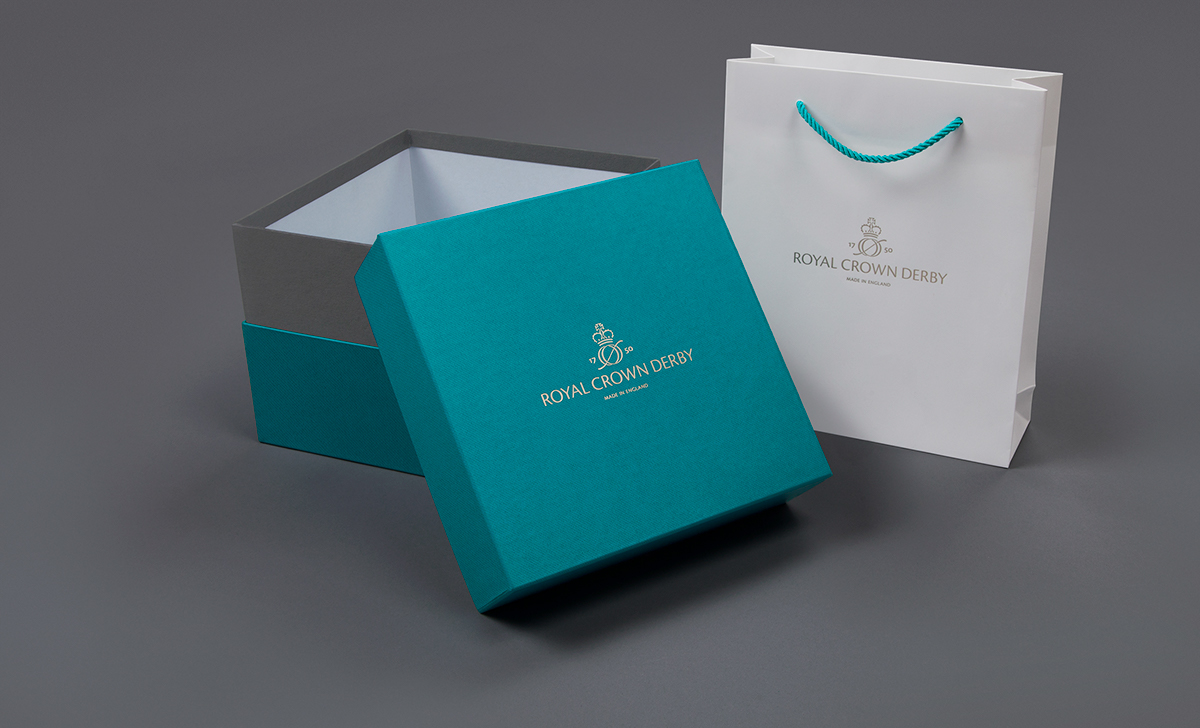 Royal Crown Derby heritage luxury manufacturers design Rebrand ceramics  china fine