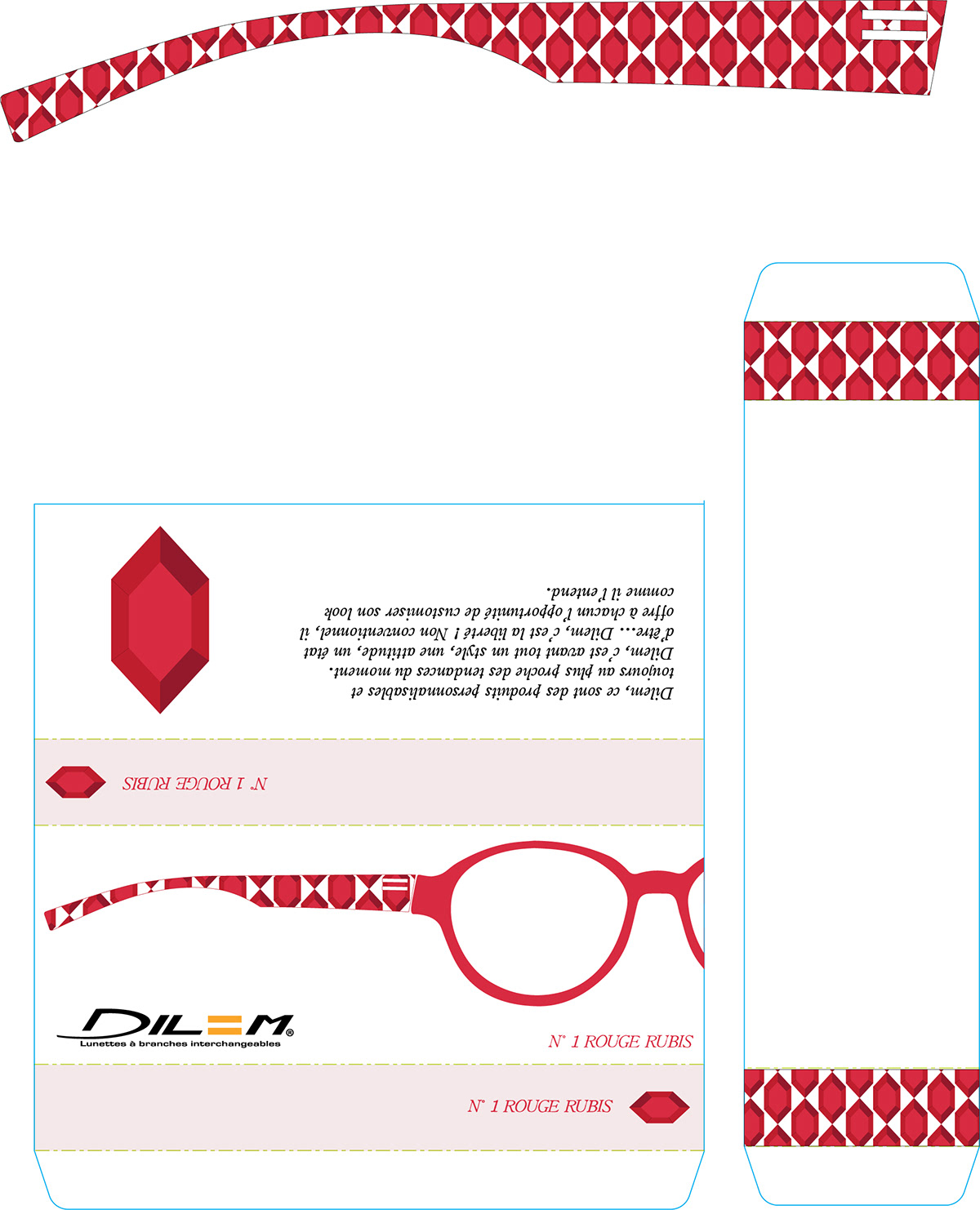 glasses ananas Pineapple ruby red lunettes fresh