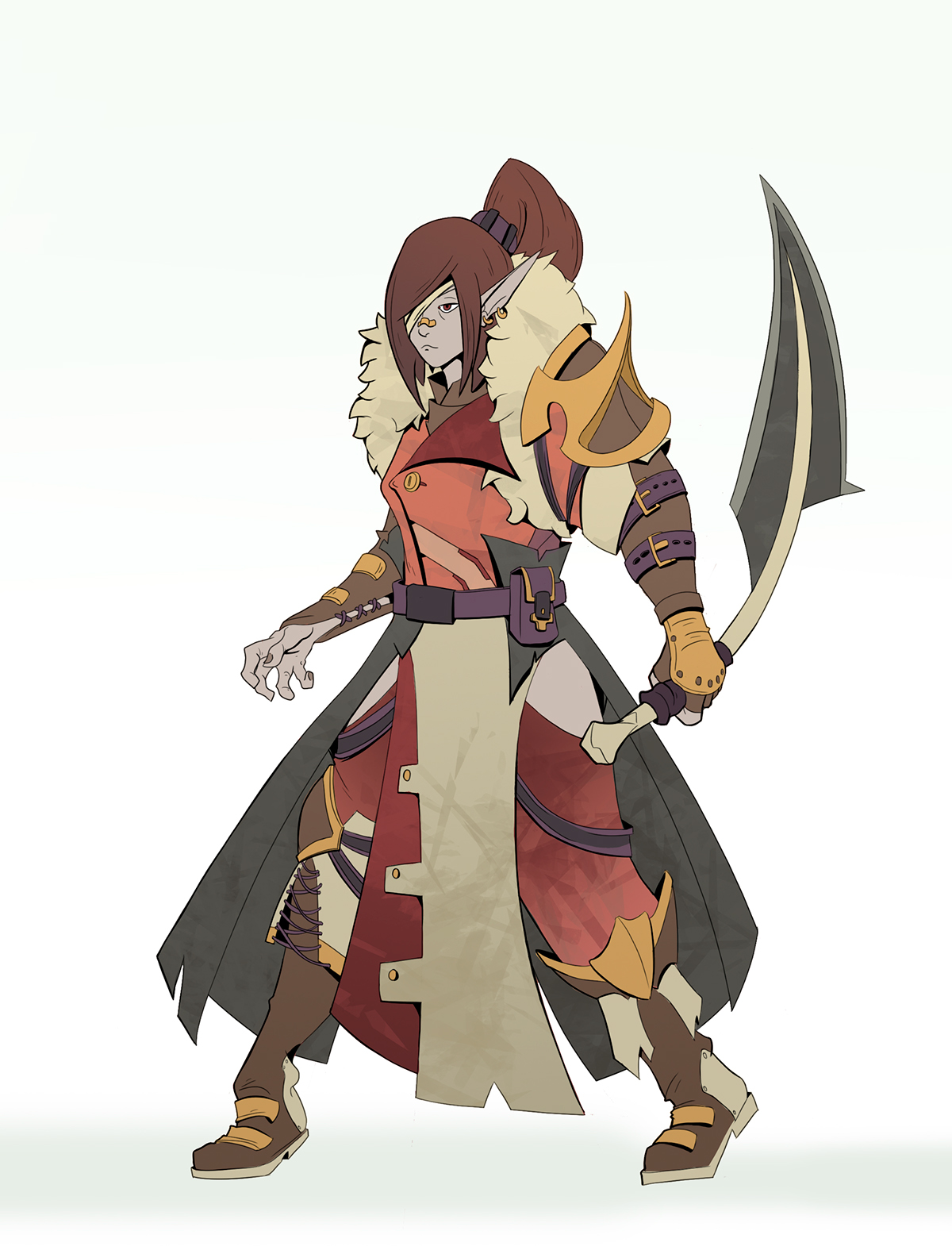 fantasy warriors theif Sword desert Game Art concept art concept Character Character design 