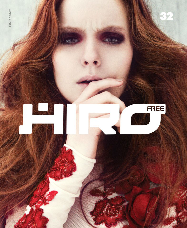Hiro Magazine  red  editorial  cover  warsaw fashion pictures  MODEL  red head  WOMAN  DIVA  hair&make-up
