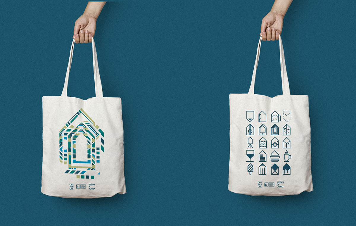 branding identity logo creative district poster design creative district graphic design