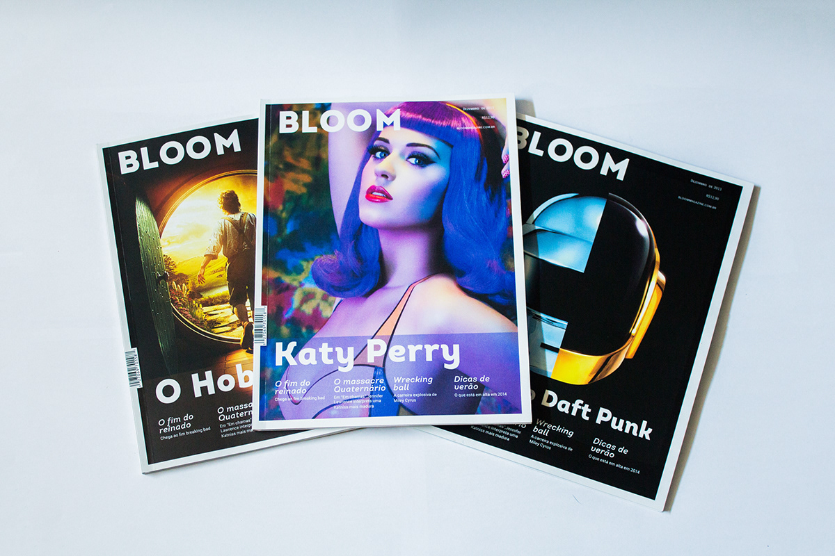 bloom Magazine design Layout pop culture magazine editorial
